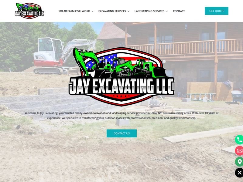 Jay Excavating LLC website design