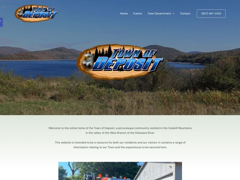 Town of Deposit, NY website design