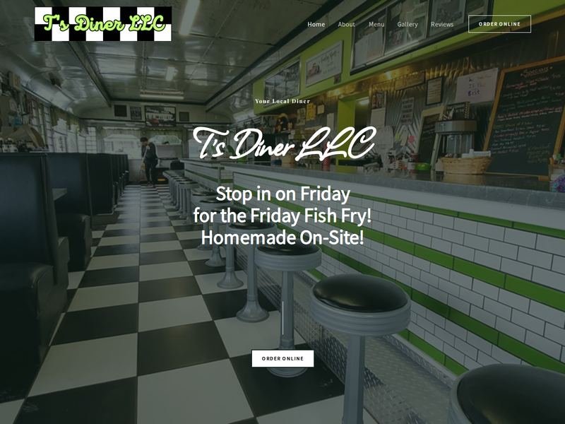 T's Diner LLC website design